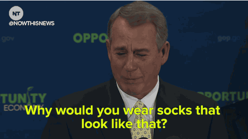 Gekke sokken? So what?