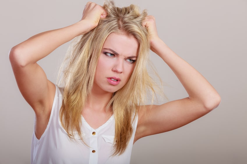 Altijd een bad hair day vanwege slag in het haar!