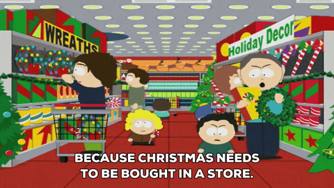 Een gezellige kerst 'koop' je niet!