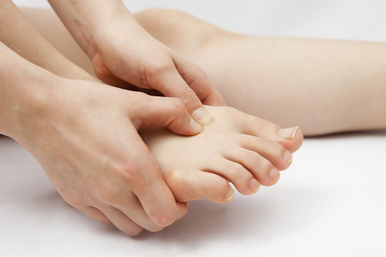 van de pedicure tegen knellende - Wellness