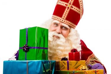 Sinterklaas met pakjes