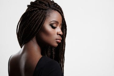 Vrouw met mooie braids